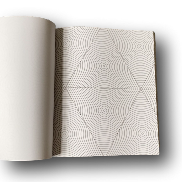 Stress Less Adult Coloring Book - Psychedelic Patterns - Brand New - Picture 5 of 6